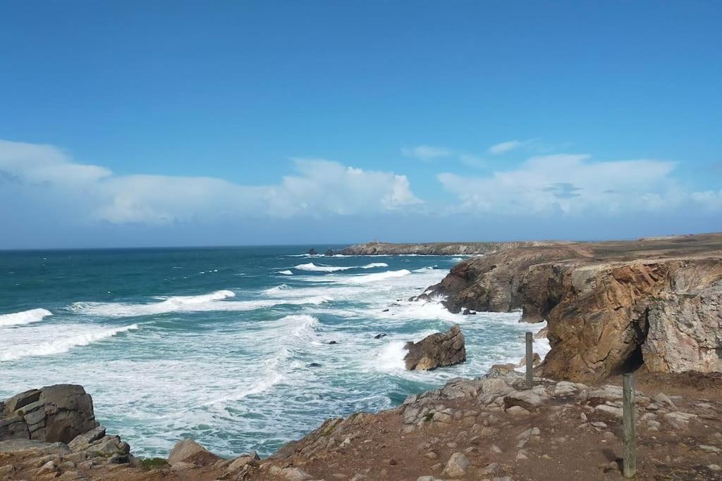 T2 Neuf Au Pied De La Plage Saint-Pierre-Quiberon Luaran gambar