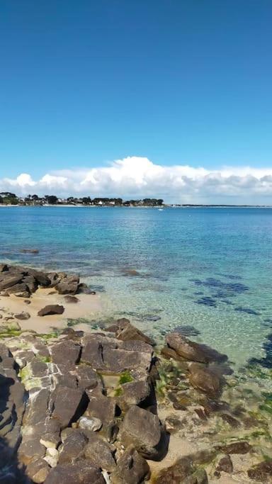 T2 Neuf Au Pied De La Plage Saint-Pierre-Quiberon Luaran gambar